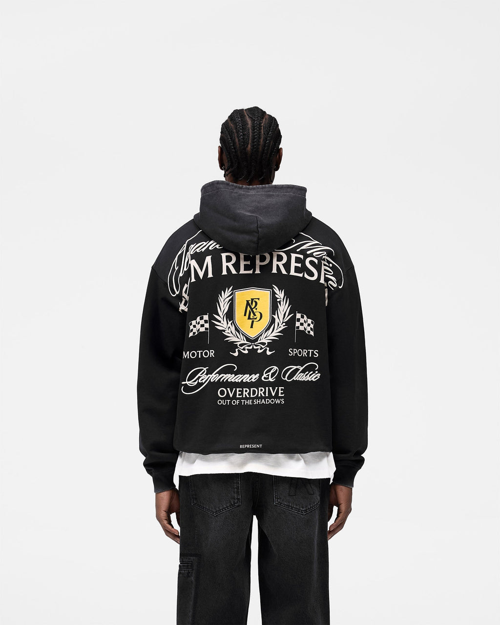 Crest Hoodie - Vintage Black