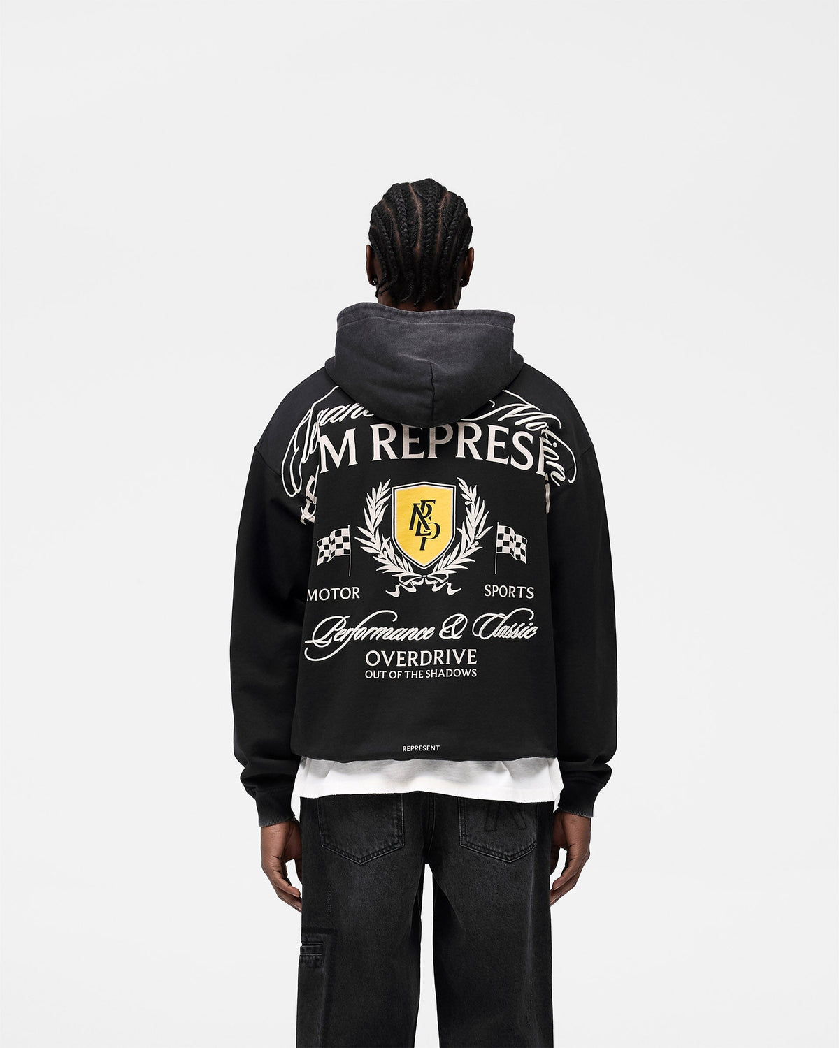 Crest Hoodie - Vintage Black