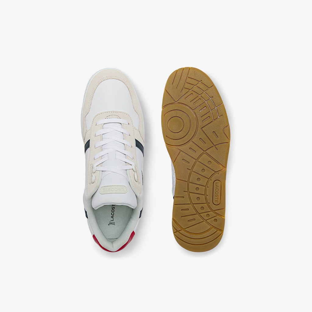 Lacoste Men's T-Clip Tricolour Leather and Suede Trainers - view 4