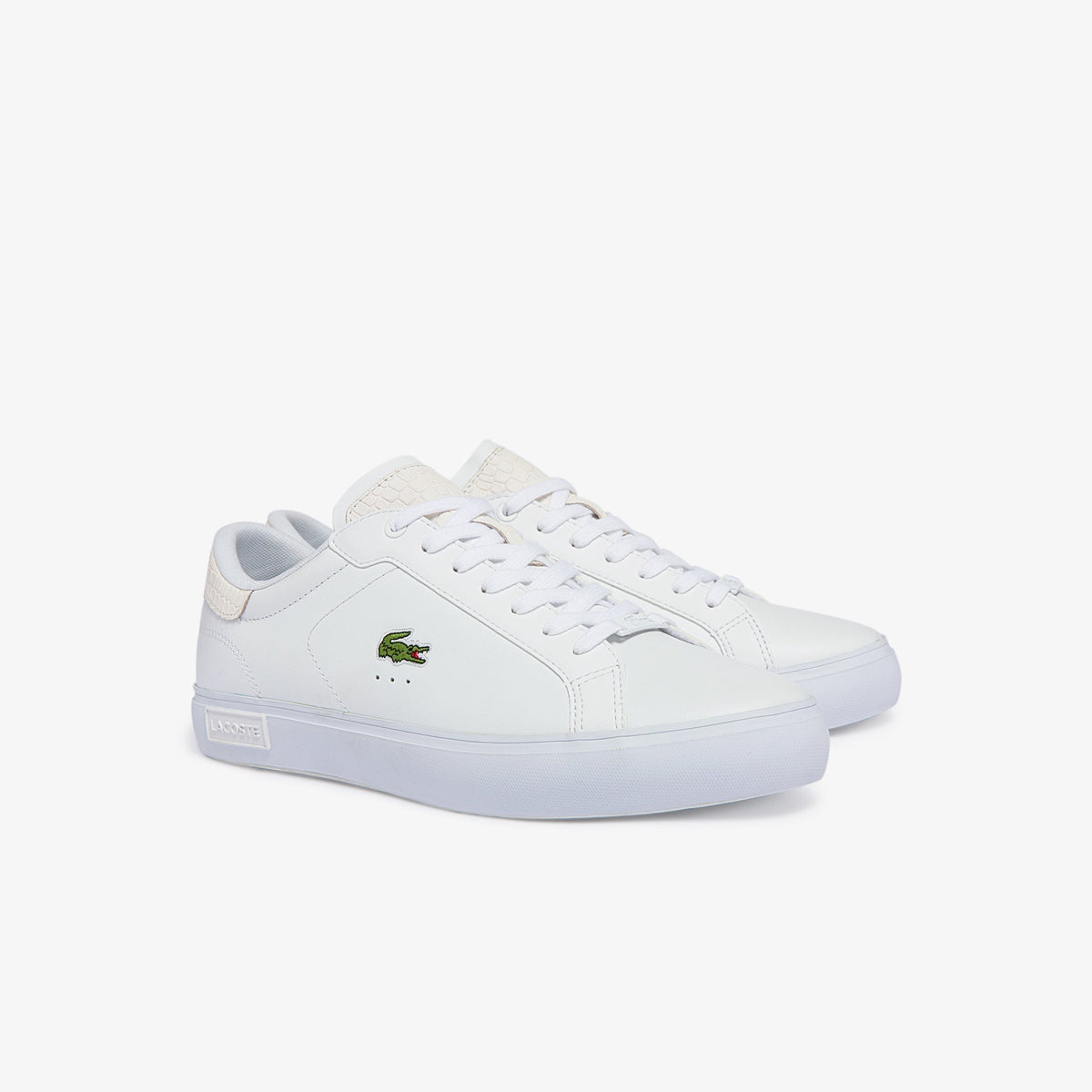Lacoste Men's Powercourt Burnished Leather Trainers - view 2