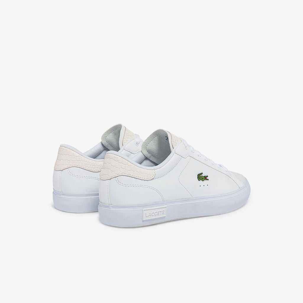 Lacoste Men's Powercourt Burnished Leather Trainers - view 3