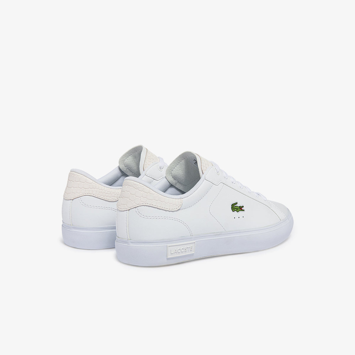 Lacoste Men's Powercourt Burnished Leather Trainers - view 3