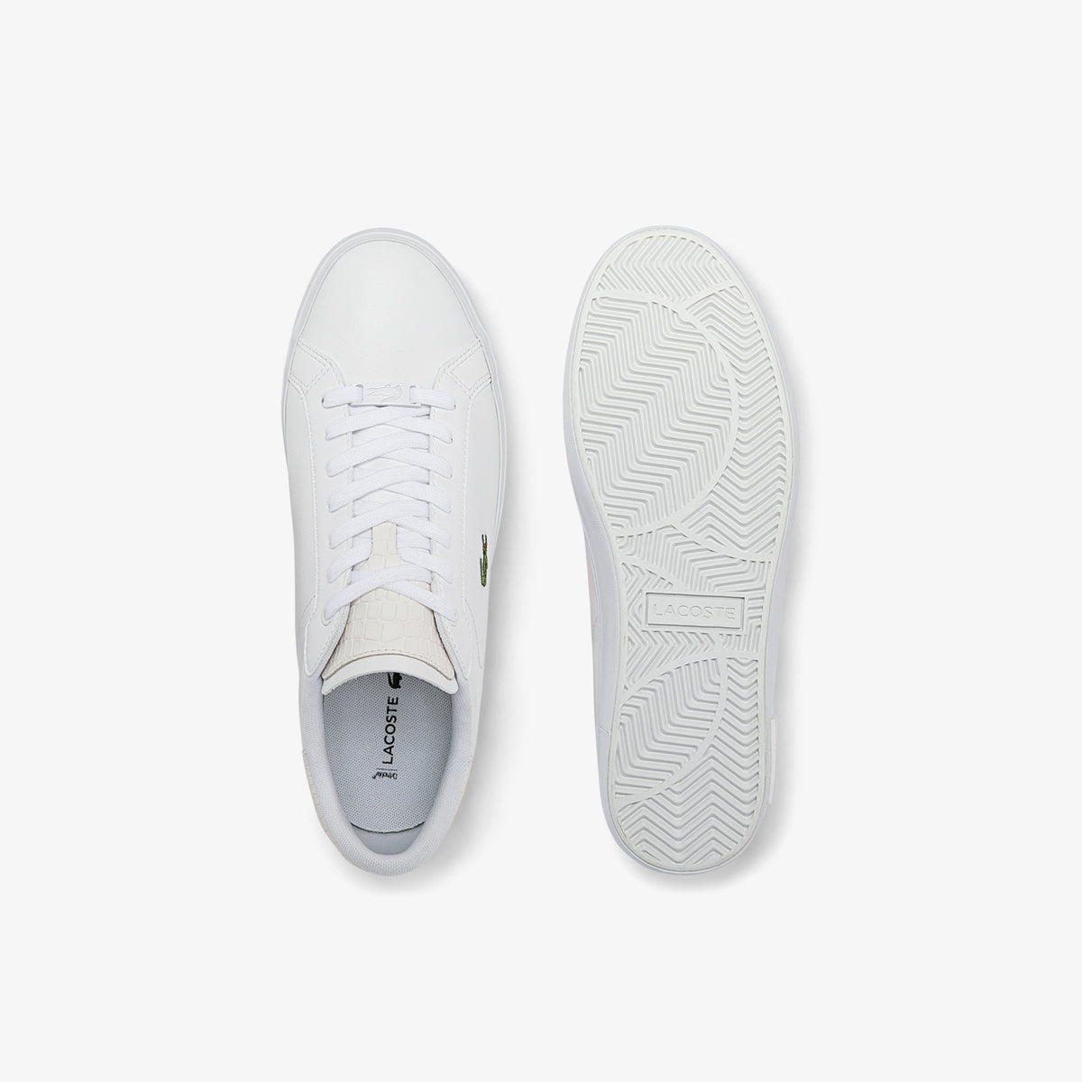 Lacoste Men's Powercourt Burnished Leather Trainers - view 4