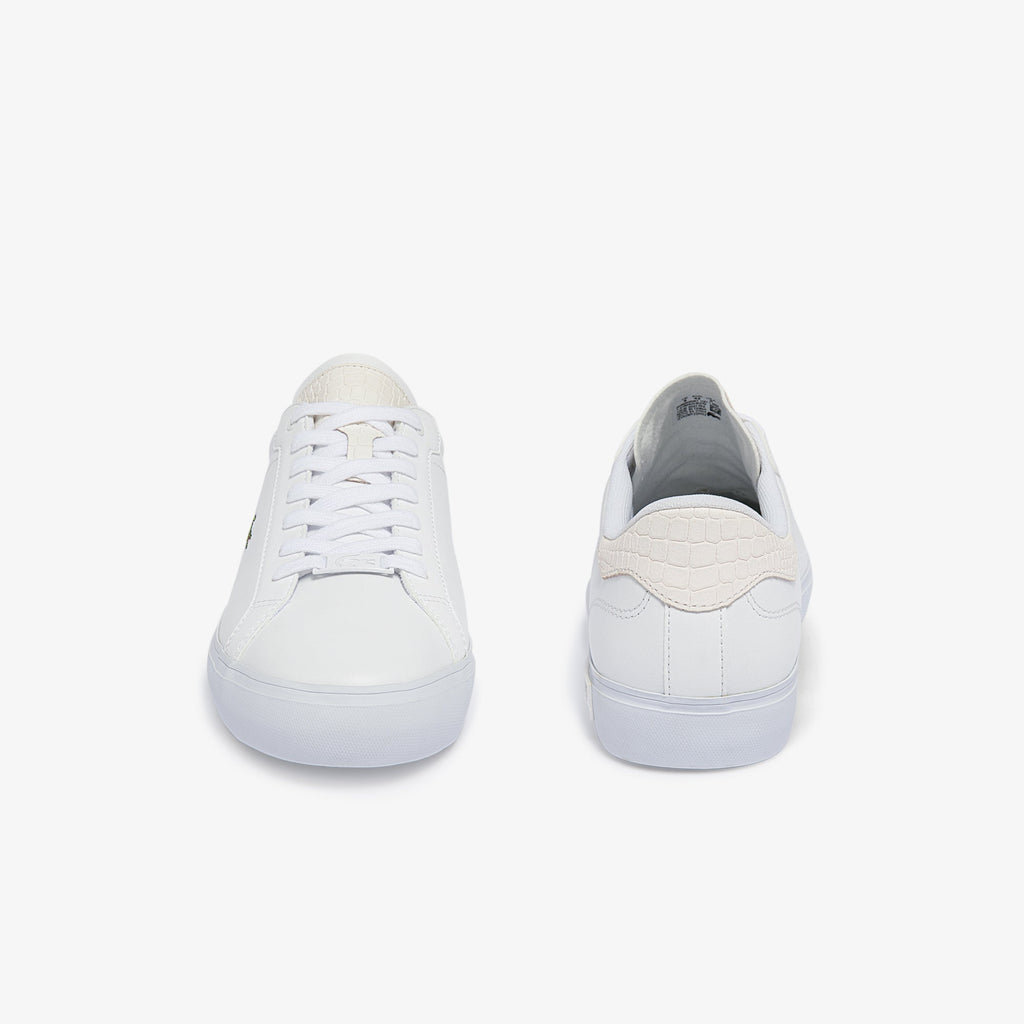 Lacoste Men's Powercourt Burnished Leather Trainers - view 5