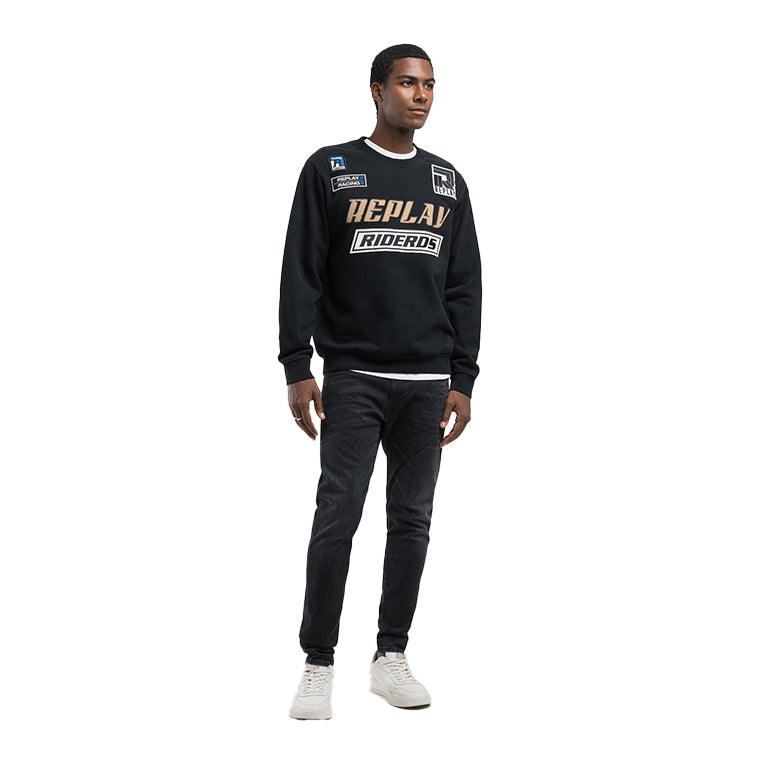 Replay Racing Patch Sweat Top