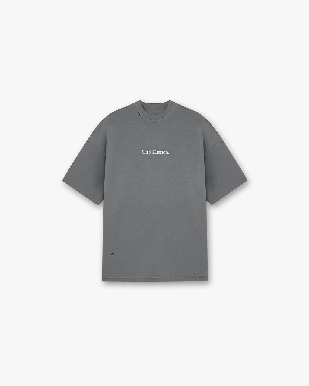 247 On A Mission Oversized T-Shirt - Aged Black