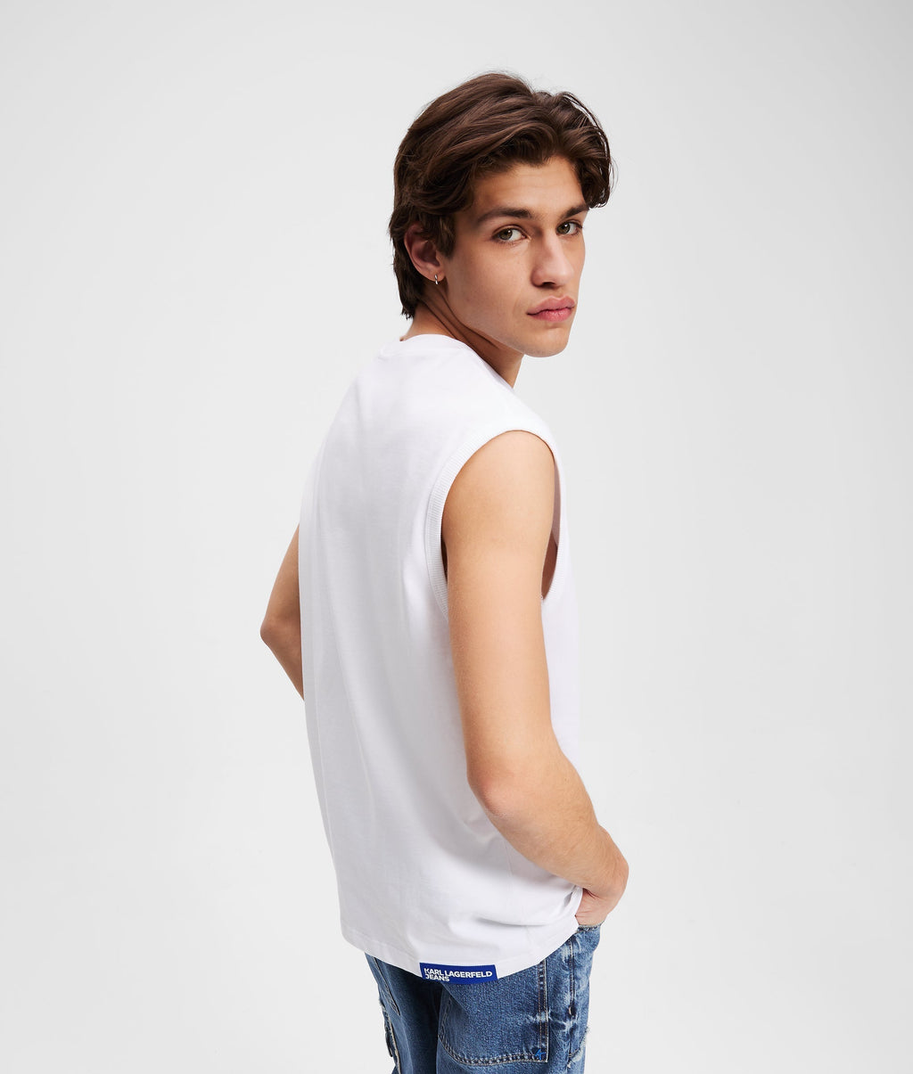 Box logo tank top