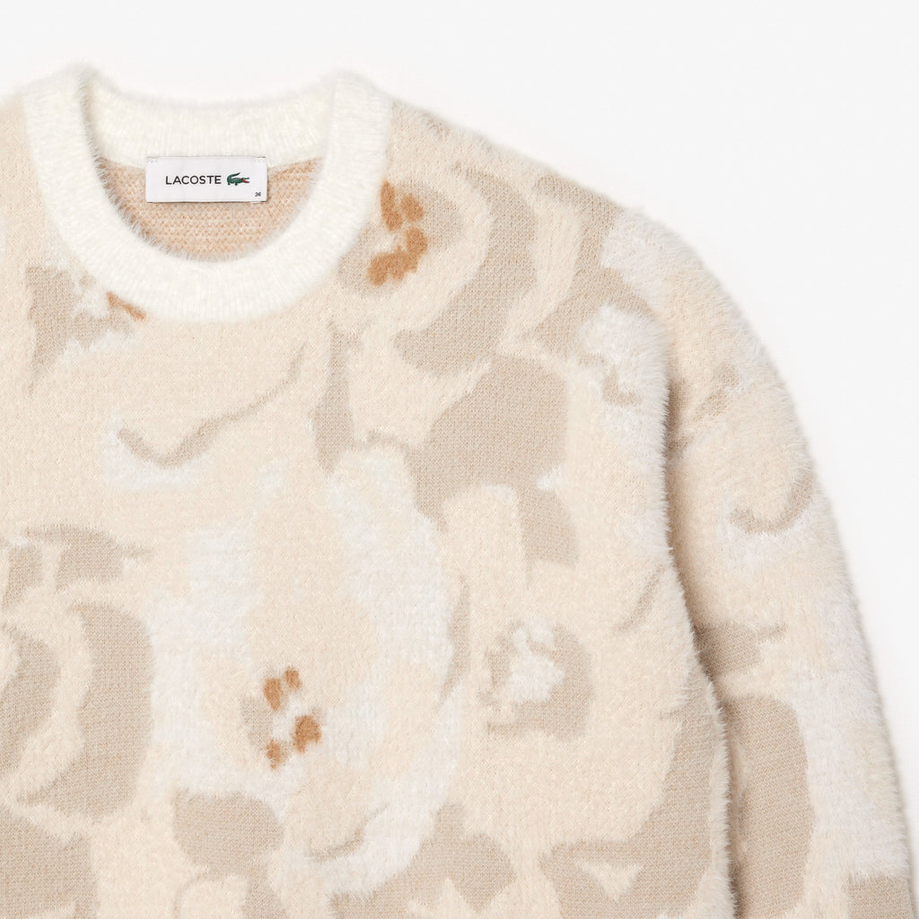 Lacoste Floral Jacquard Knit Sweater - view 2