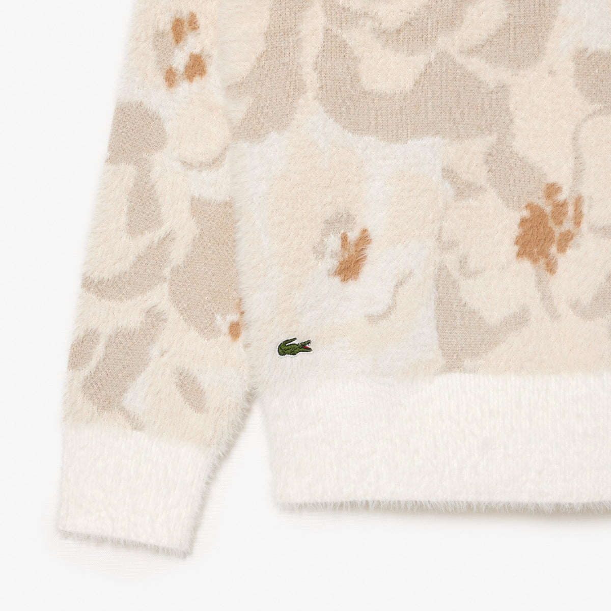 Lacoste Floral Jacquard Knit Sweater - view 3