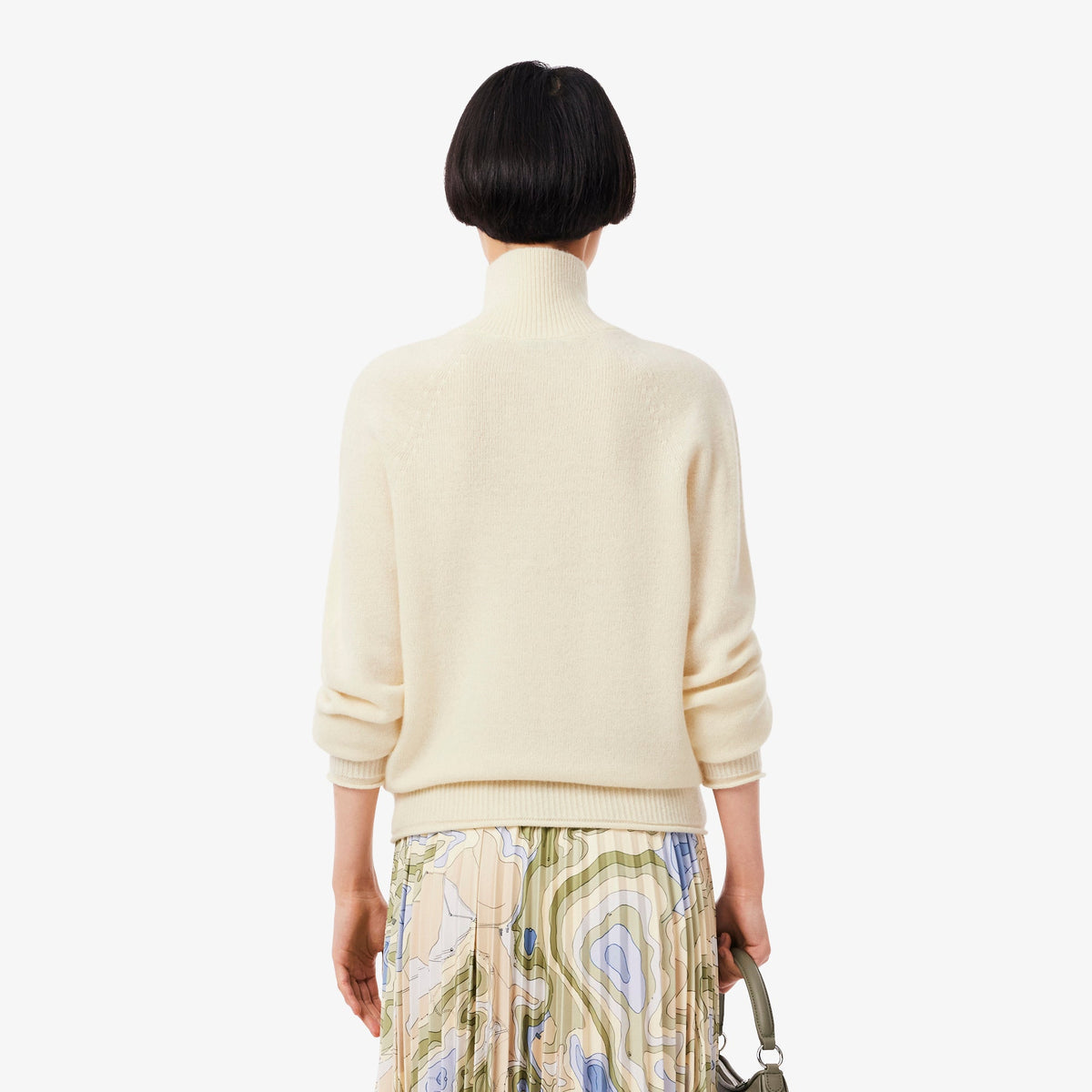Lacoste Carded Wool High Neck Sweater - view 5