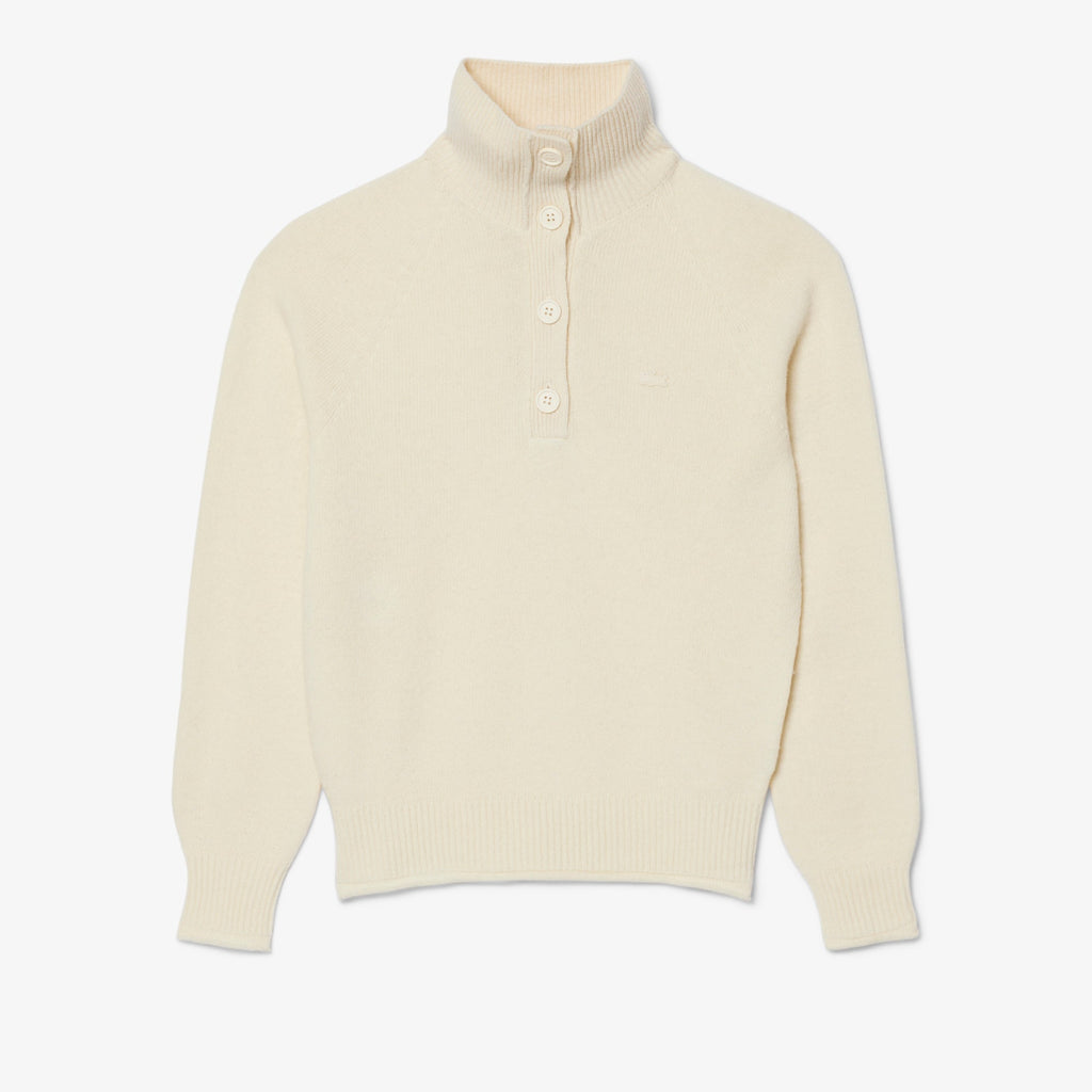 Lacoste Carded Wool High Neck Sweater - view 4