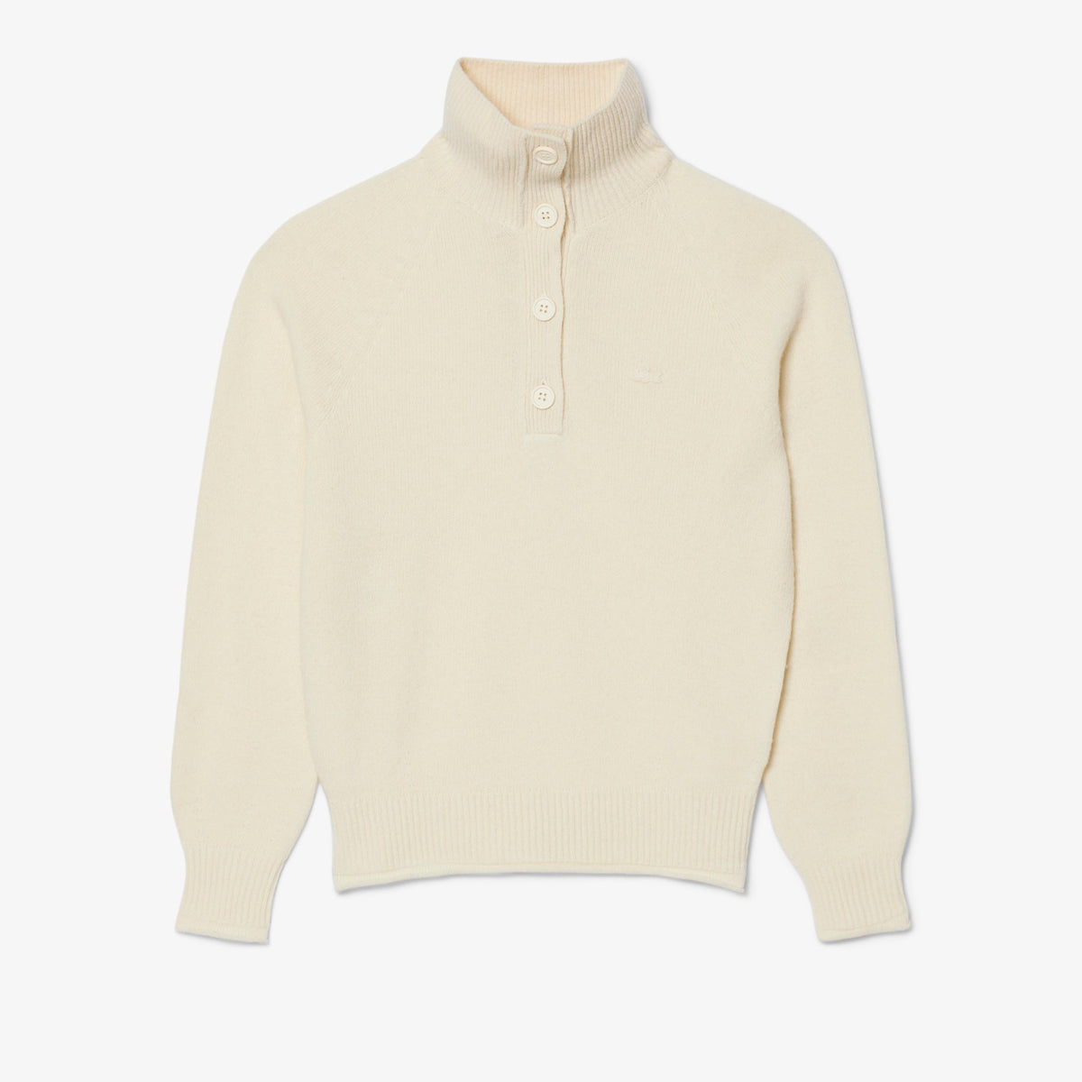 Lacoste Carded Wool High Neck Sweater - view 4
