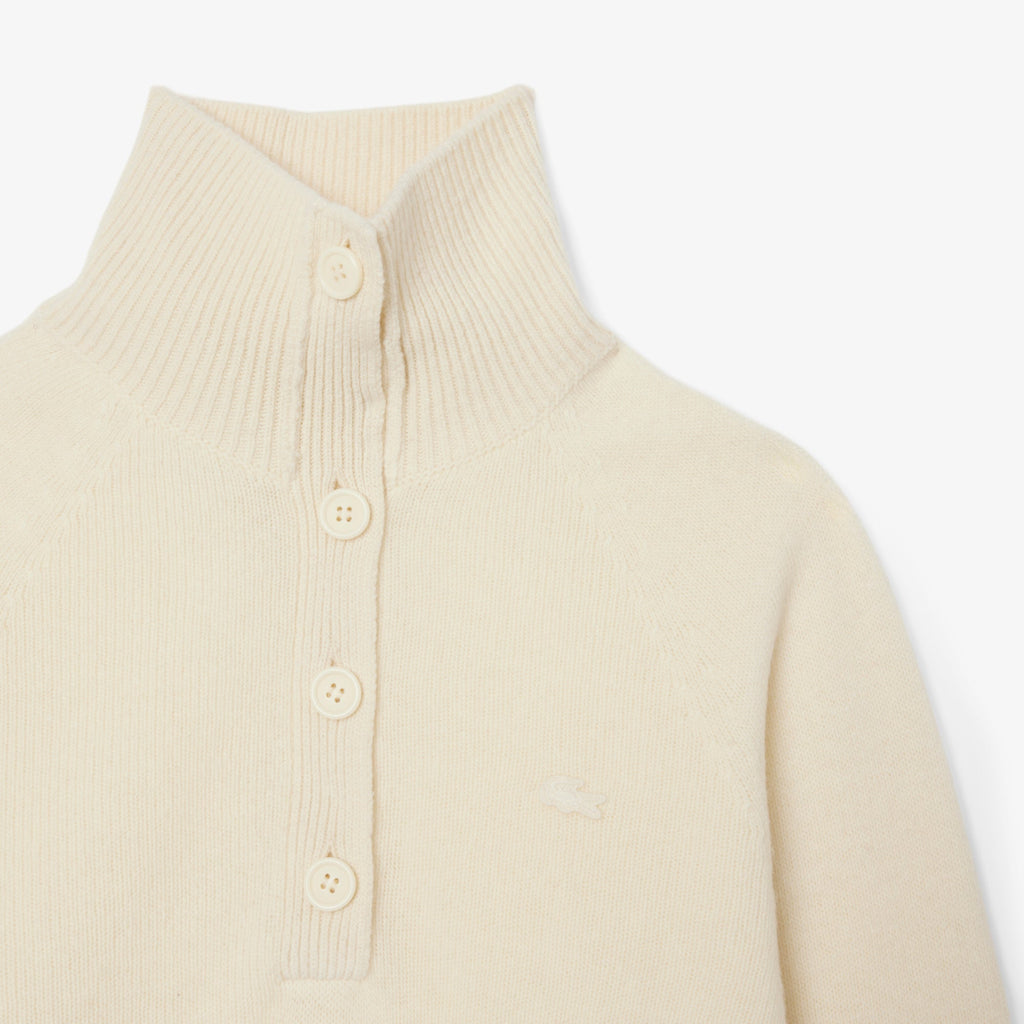 Lacoste Carded Wool High Neck Sweater - view 6