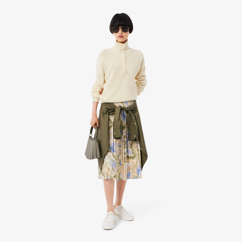 Lacoste Carded Wool High Neck Sweater - view 2