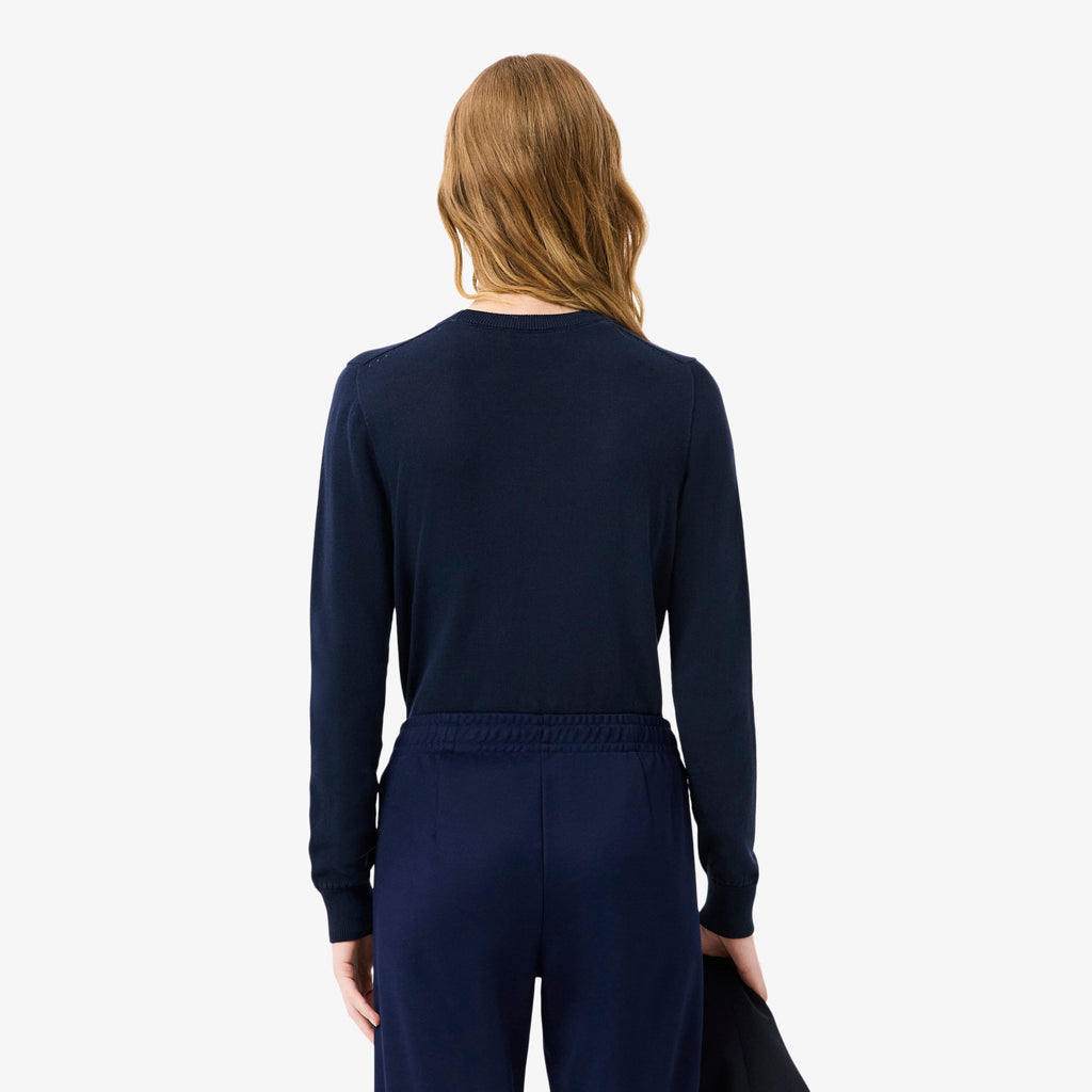 Lacoste 3D Knit Crew Neck Sweater - view 5