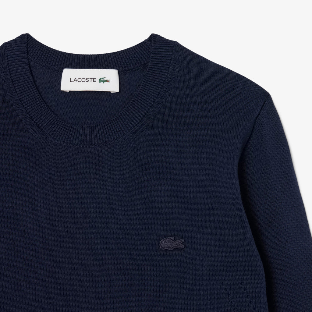 Lacoste 3D Knit Crew Neck Sweater - view 6