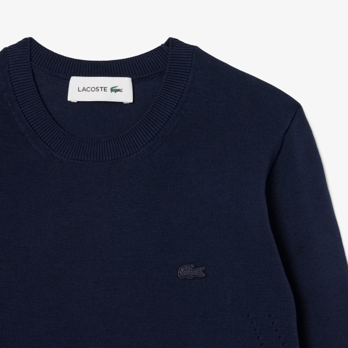 Lacoste 3D Knit Crew Neck Sweater - view 6