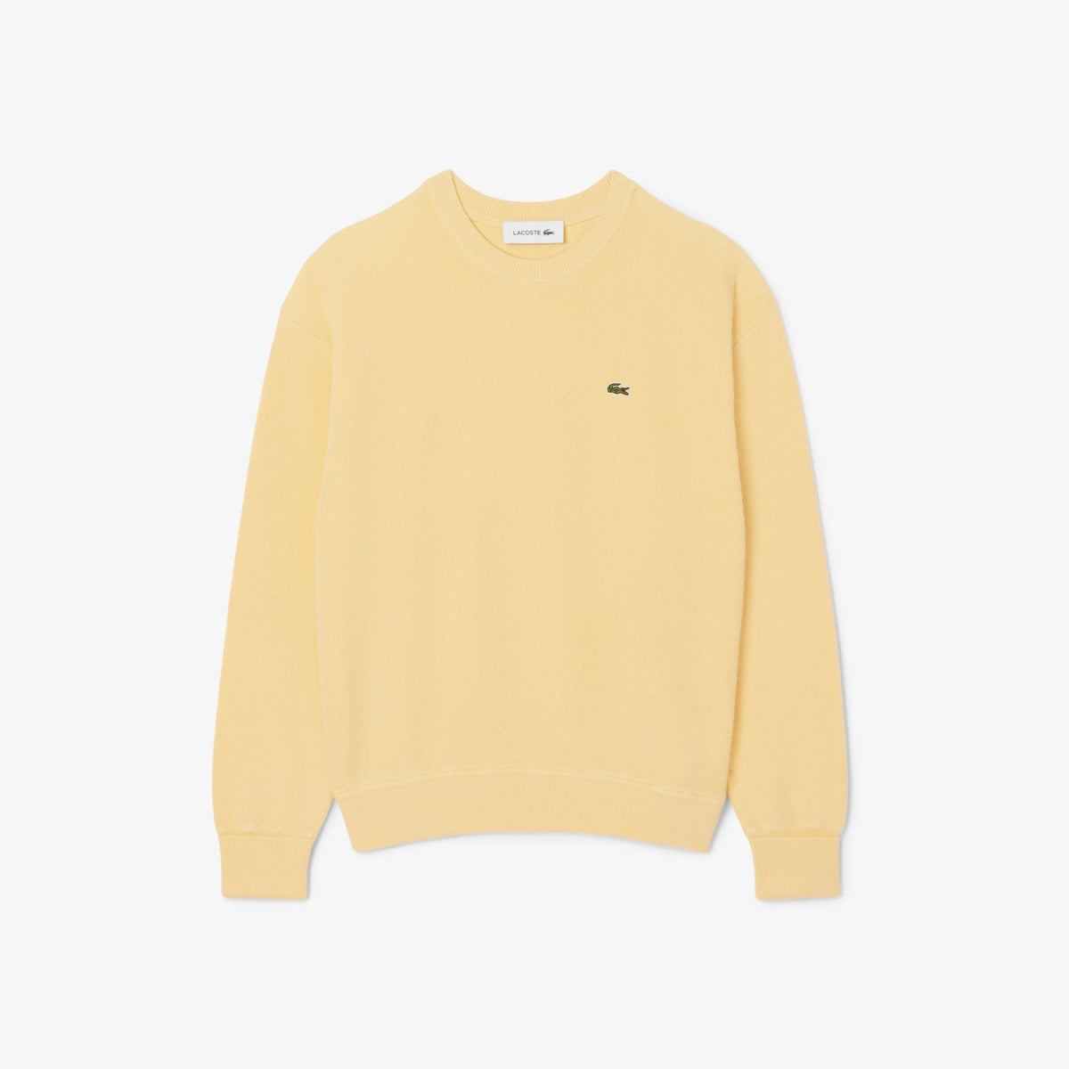 Lacoste Relaxed Fit Cotton Crew Neck Sweater - view 3
