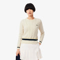 Lacoste Cable Knit Wool Sweater