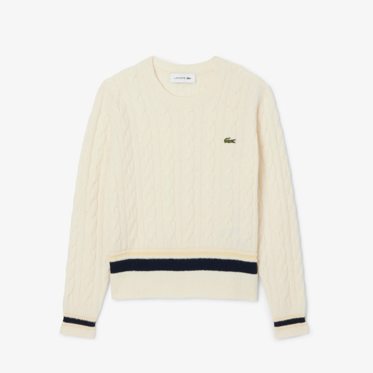 Lacoste Cable Knit Wool Sweater - view 3