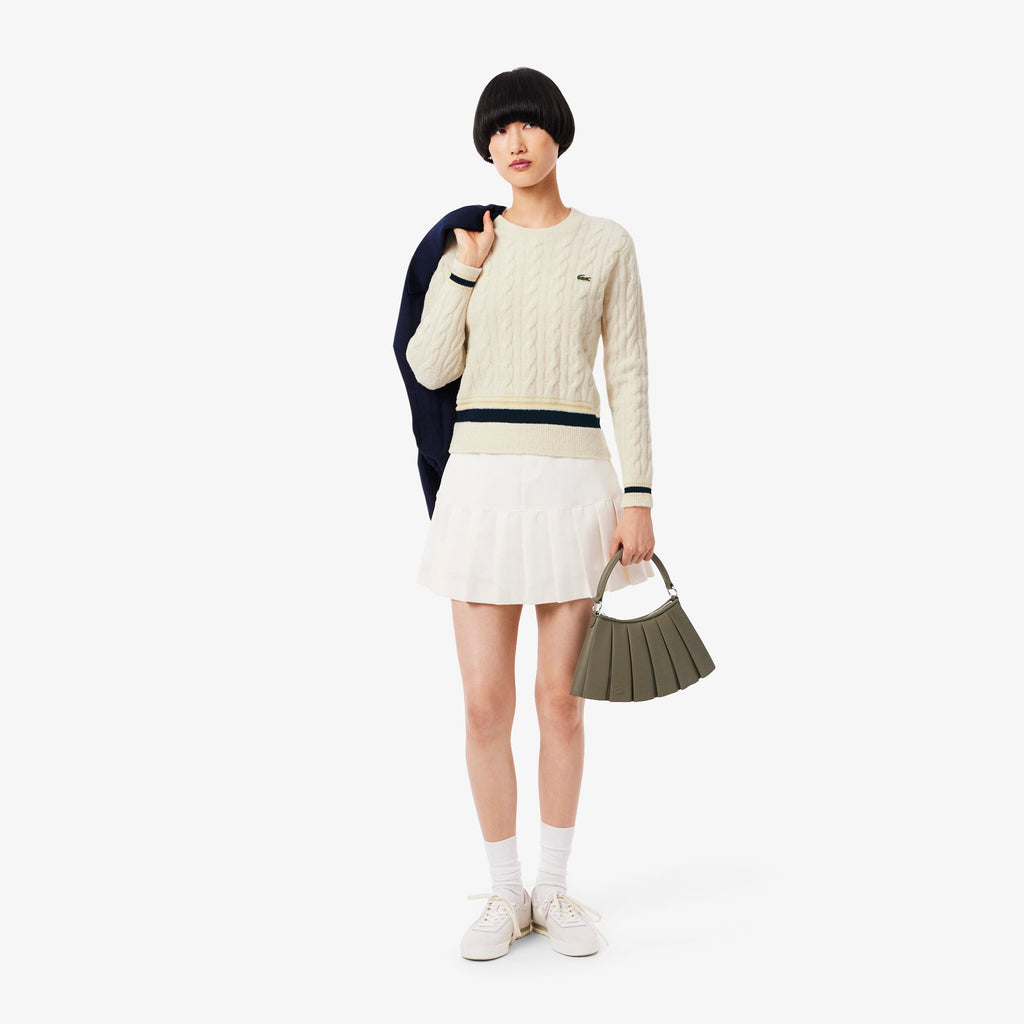 Lacoste Cable Knit Wool Sweater - view 4