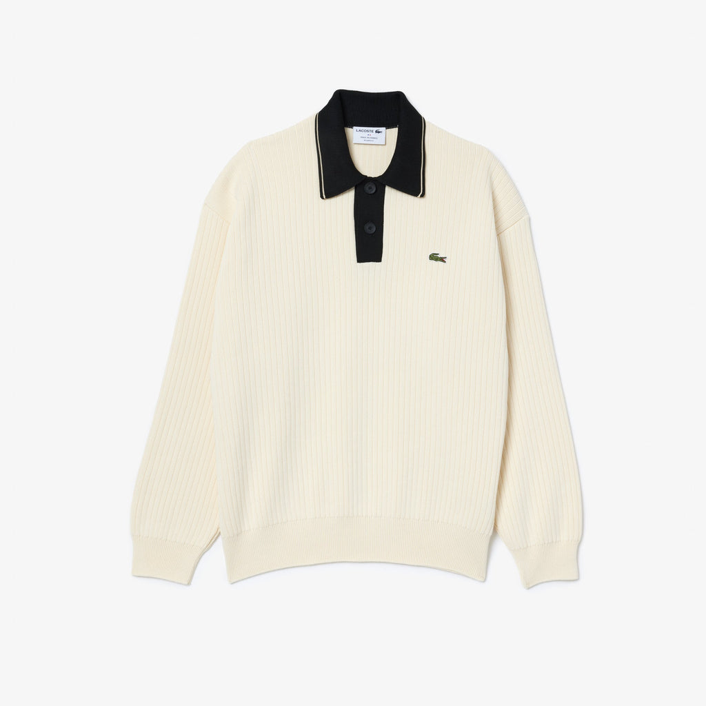 Lacoste French Made Polo Collar Sweater