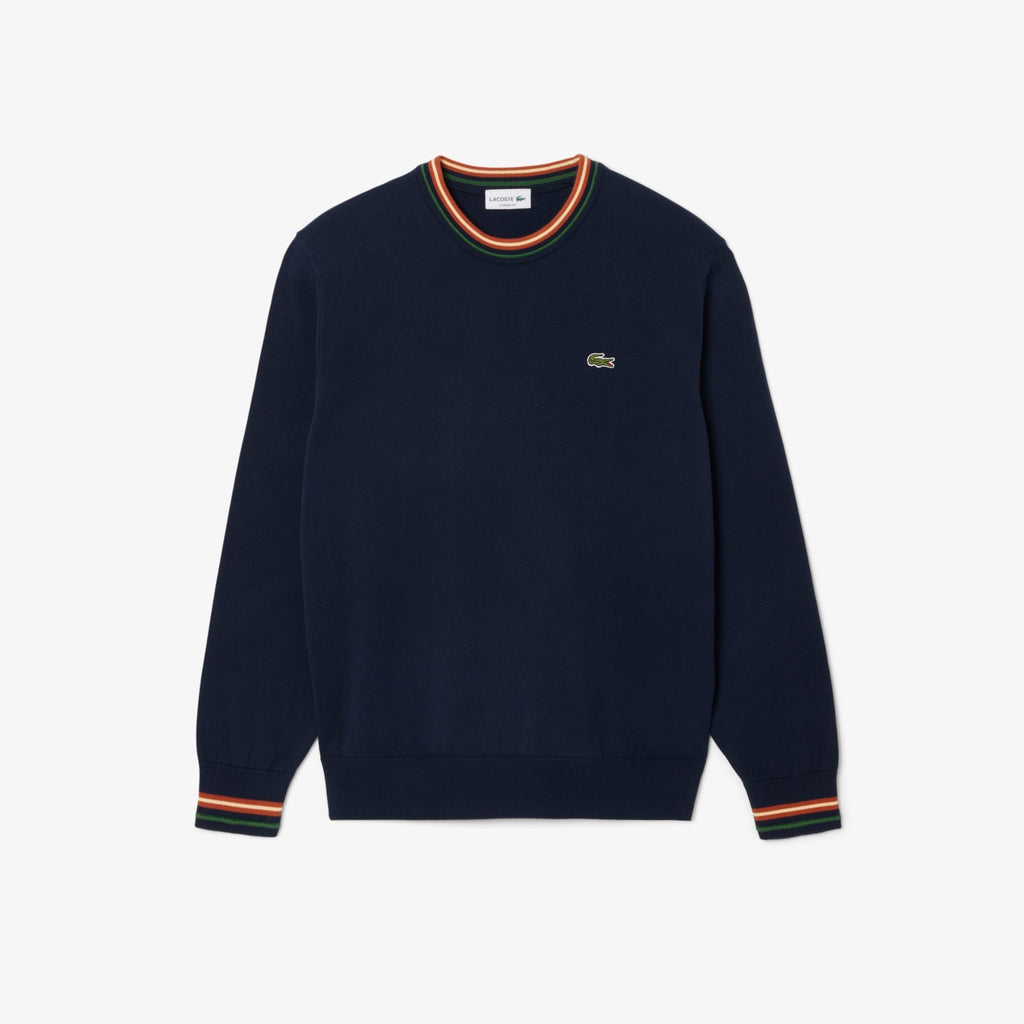 Lacoste Striped Cotton Jersey Sweater - view 2