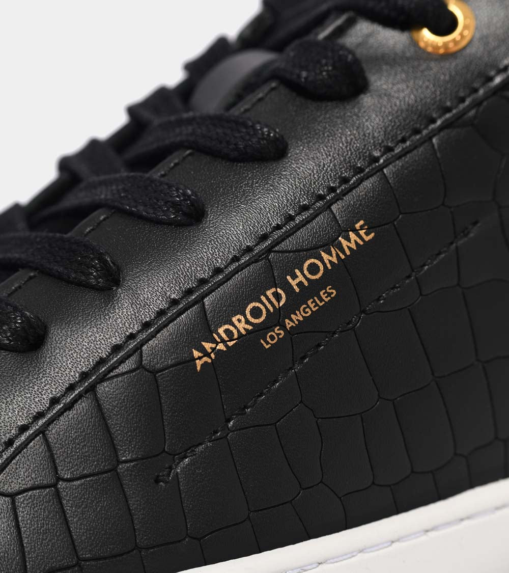 Android Homme Zuma Black Caiman Croc AHP213-08