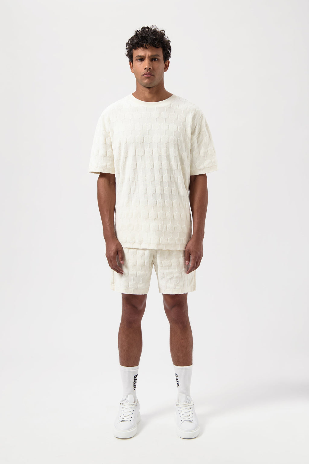 Terry Box T-Shirt Light Beige