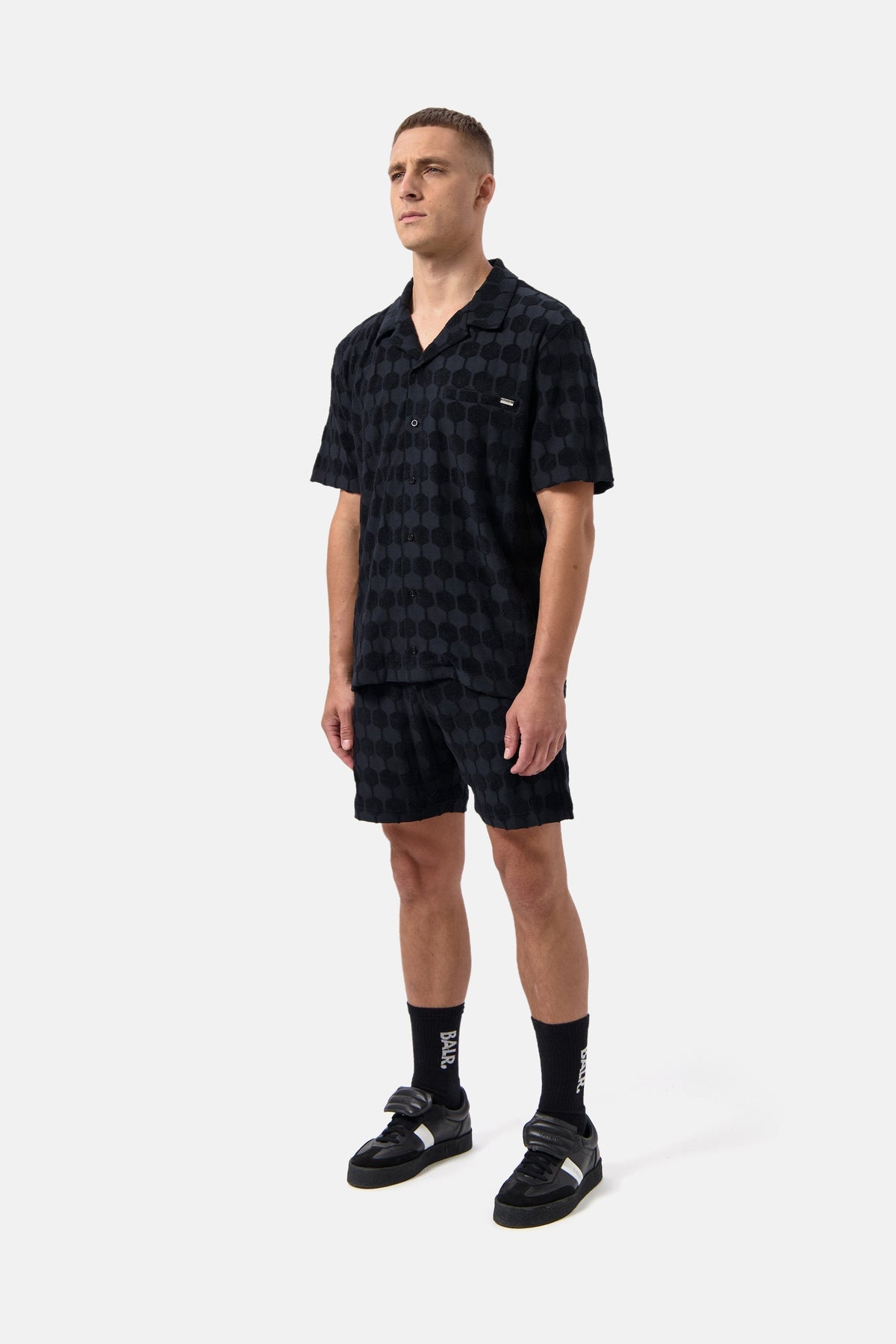 Terry Box Shirt Jet Black