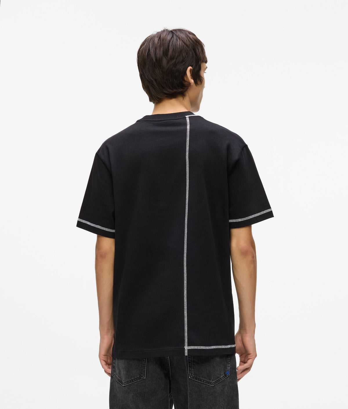 Contrast stitch T-shirt