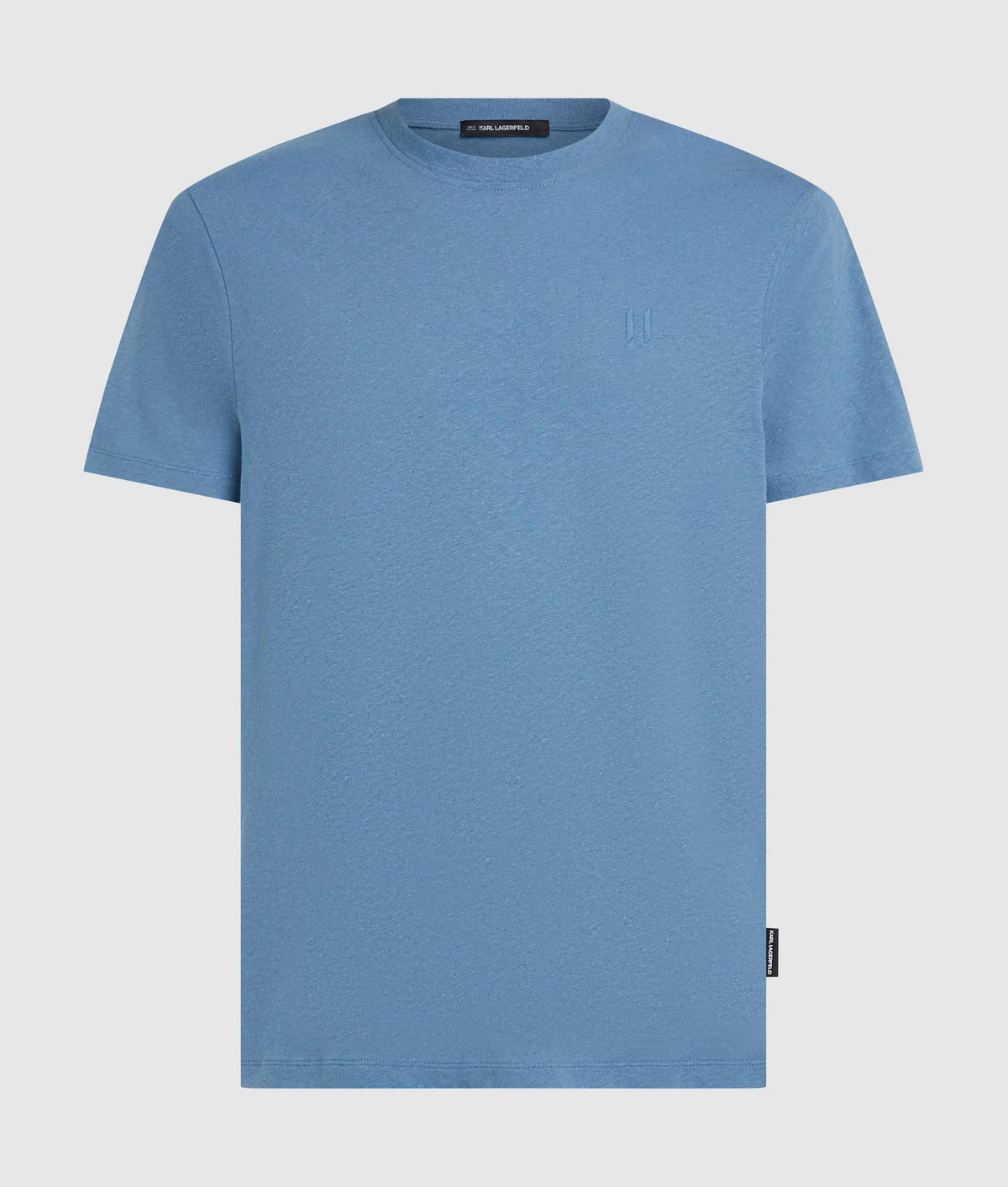Monogram linen blend T-shirt