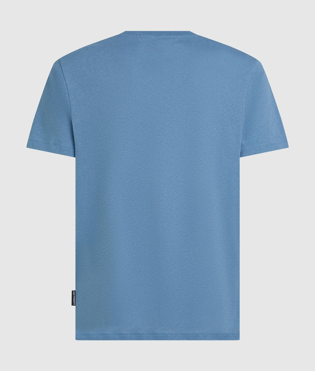 Monogram linen blend T-shirt