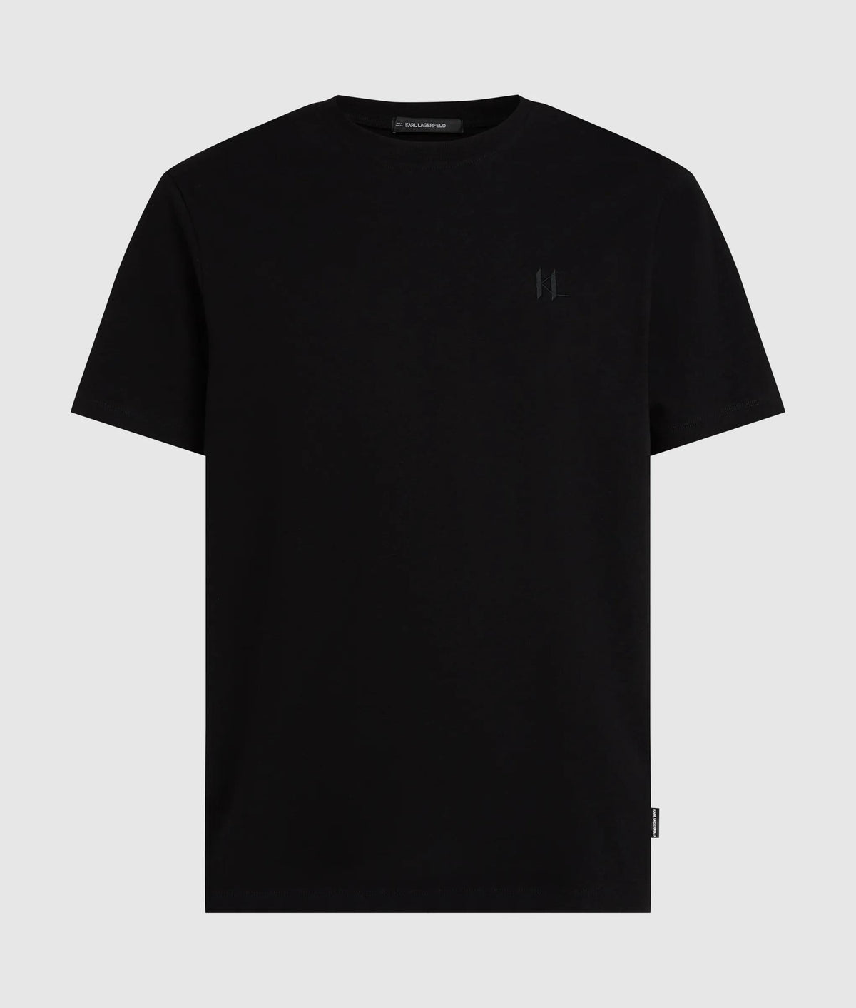 Monogram linen blend T-shirt