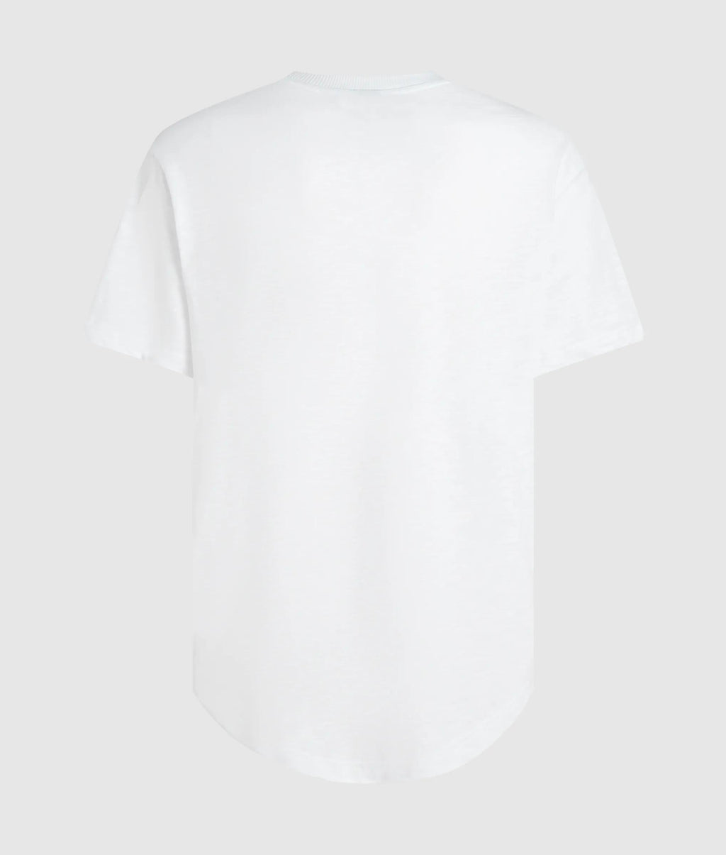 Curved hem T-shirt