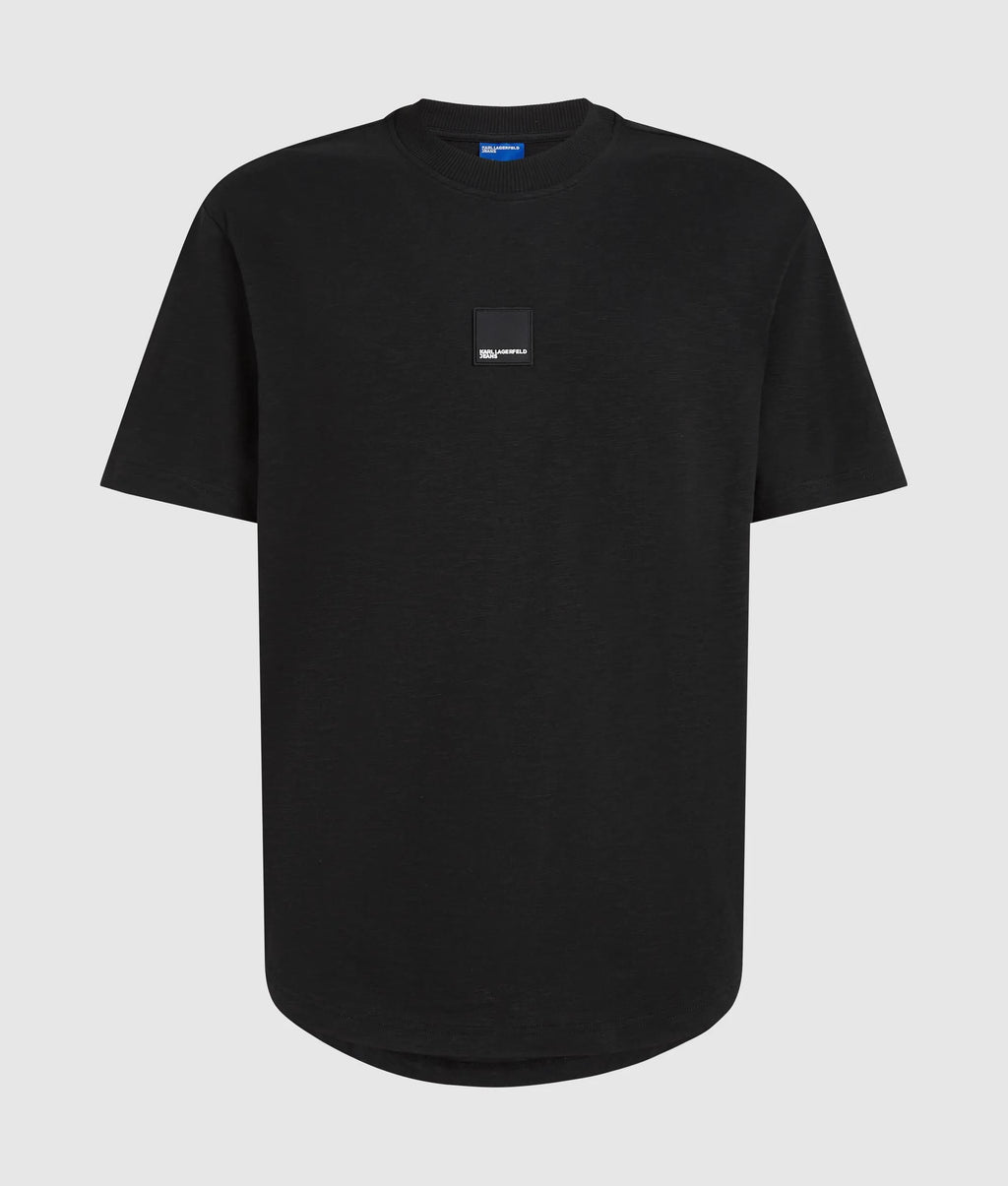 Curved hem T-shirt