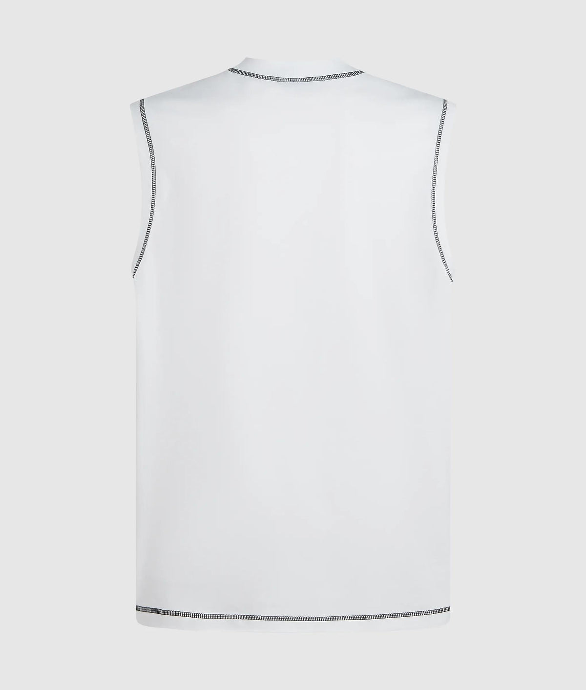 Relaxed contrast stitch tank top