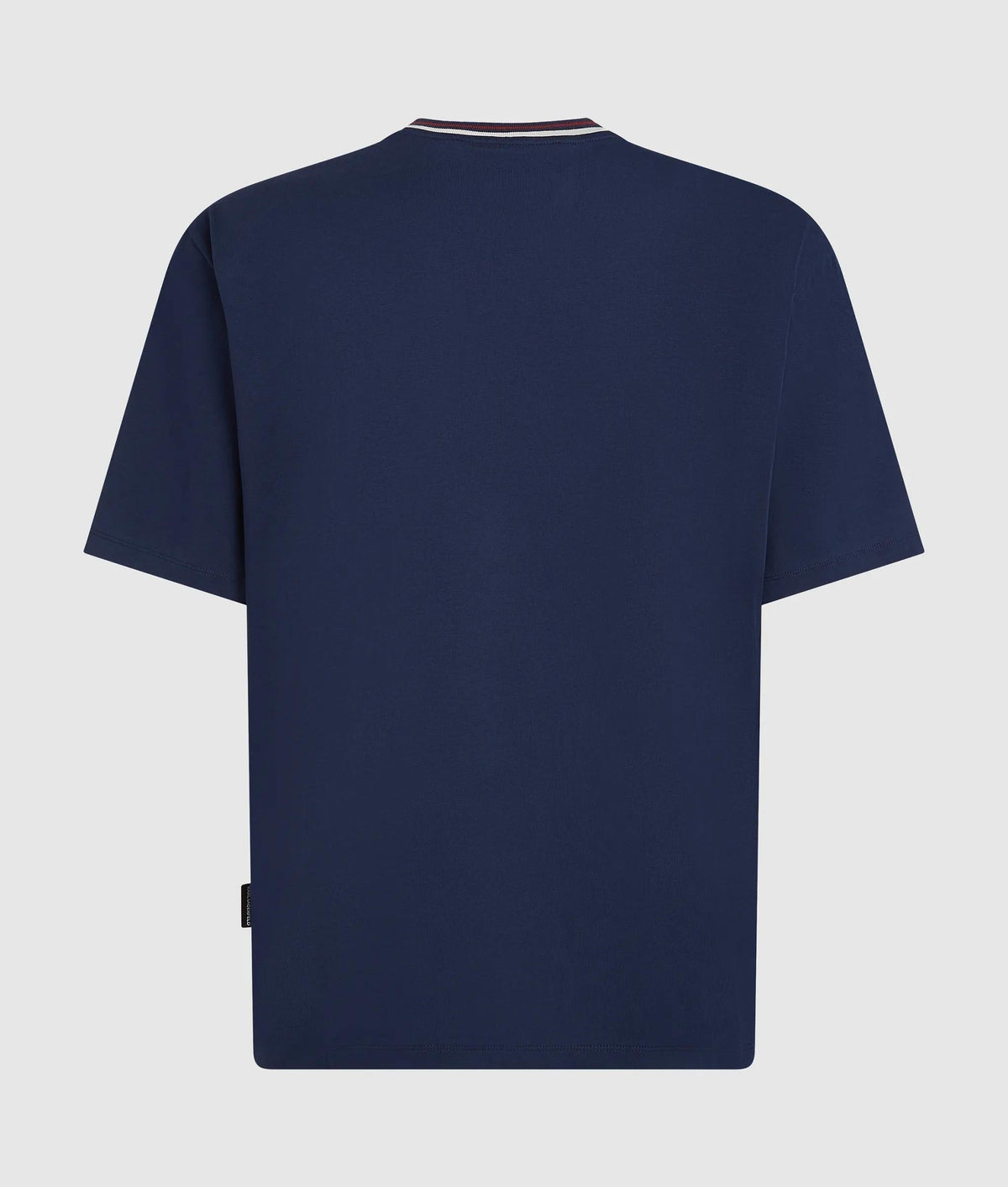 Ikon striped neck T-shirt