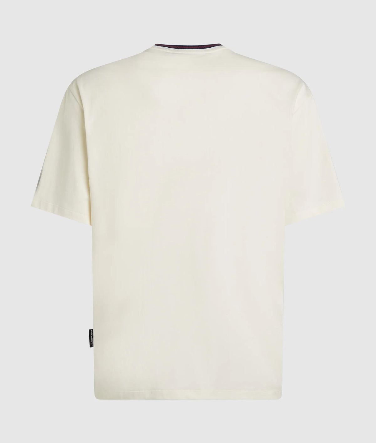 Ikon striped neck T-shirt