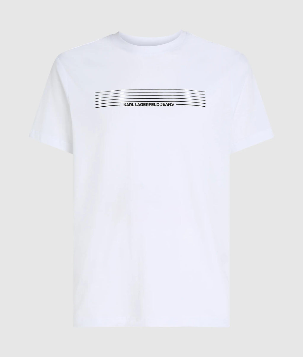 Slim striped logo T-shirt
