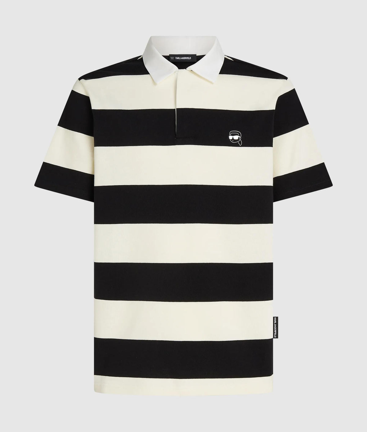 Ikon bold stripe polo shirt