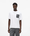 Pinstripe pocket T-shirt