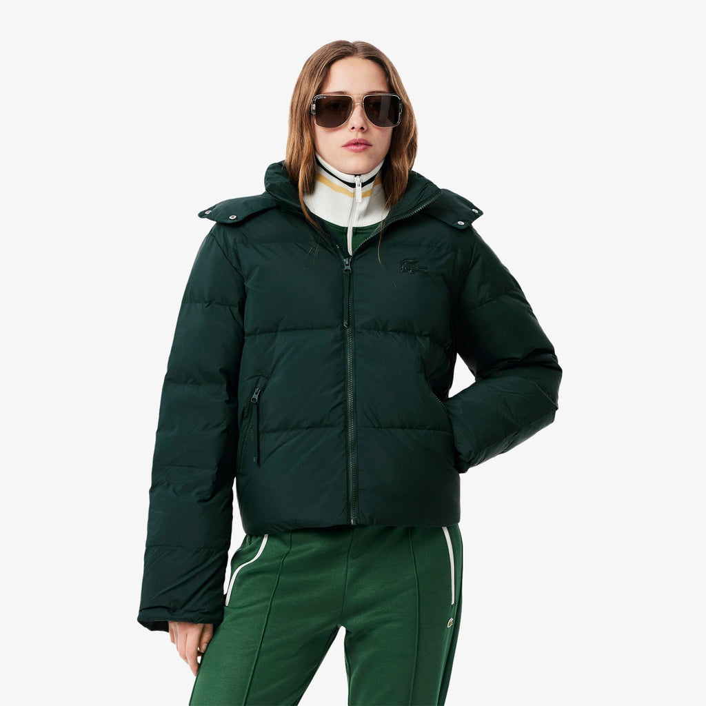 Lacoste Relaxed Fit Hooded Down Jacket