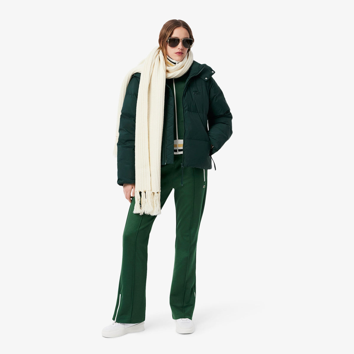 Lacoste Relaxed Fit Hooded Down Jacket - view 2