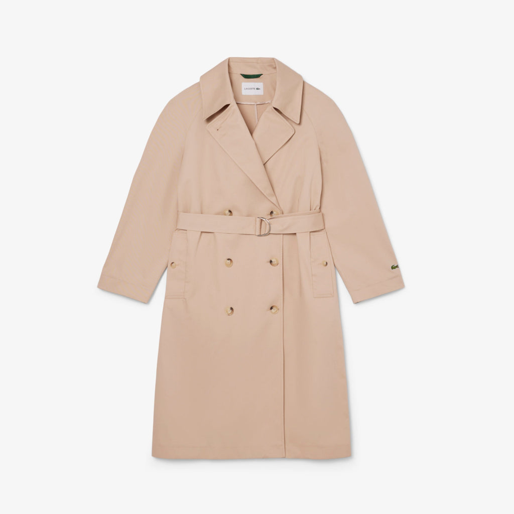 Lacoste Oversized Water-Repellent Trench Coat - view 5