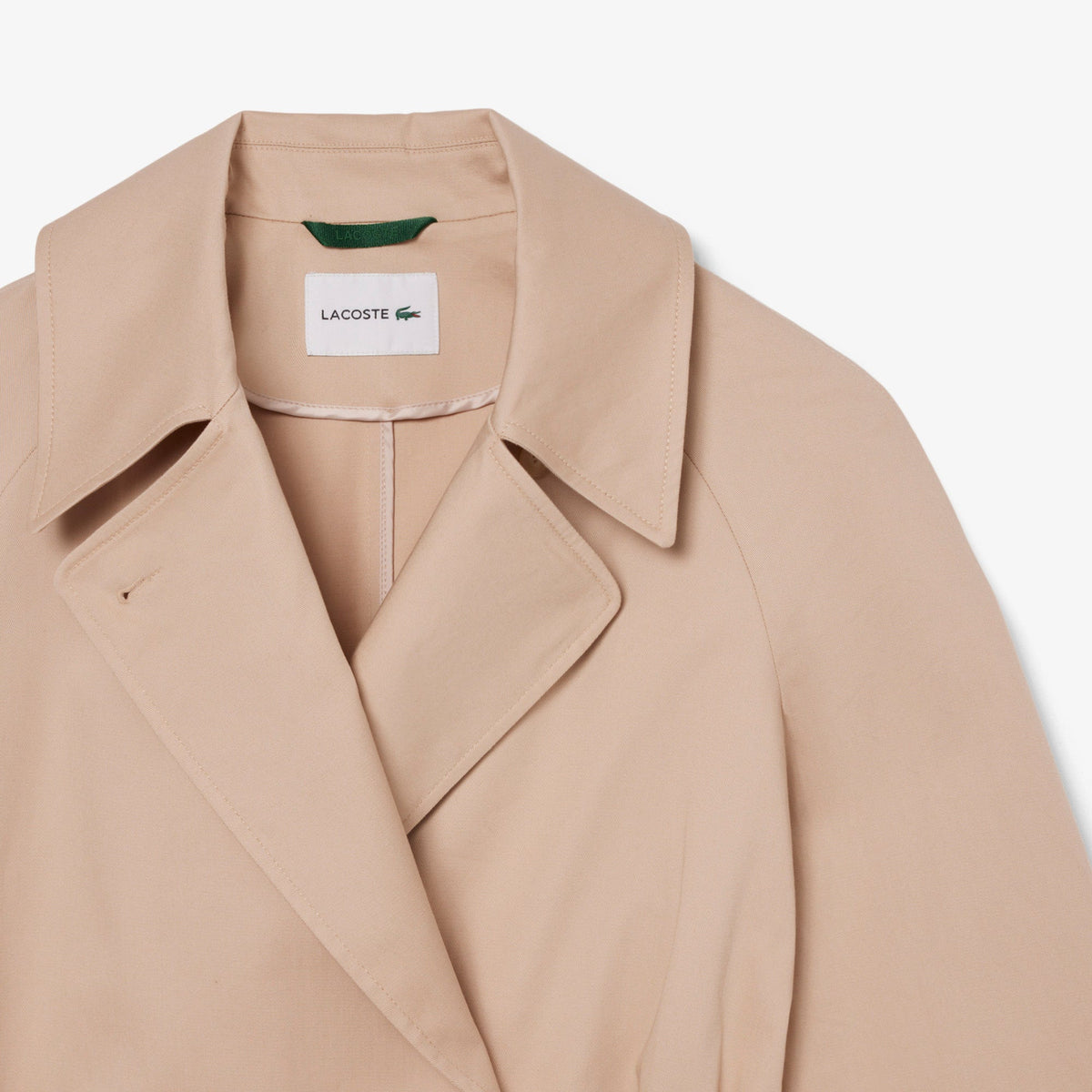 Lacoste Oversized Water-Repellent Trench Coat - view 6