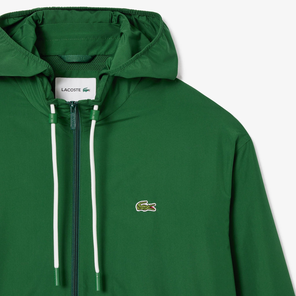Lacoste Short Water-resistant Sportsuit Jacket with Removable Hood - view 2