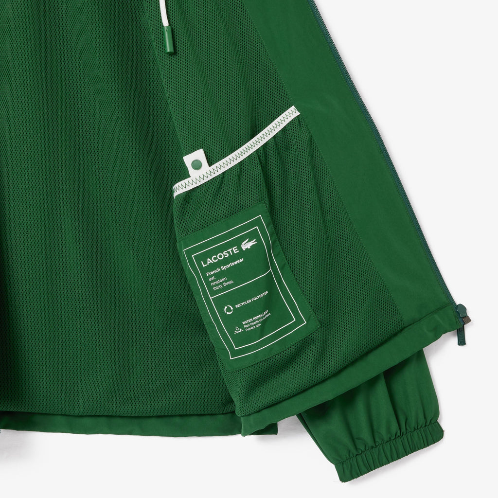 Lacoste Short Water-resistant Sportsuit Jacket with Removable Hood - view 4