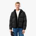 Lacoste Short Water-Repellent Hooded Puffed Jacket