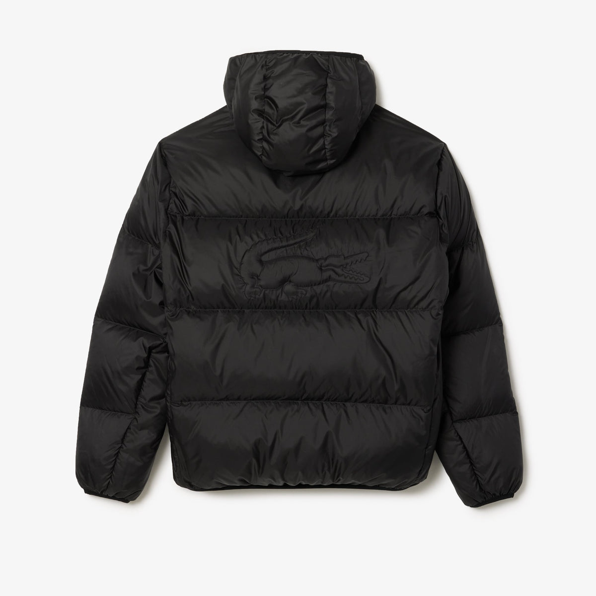 Lacoste Short Water-Repellent Hooded Puffed Jacket - view 11